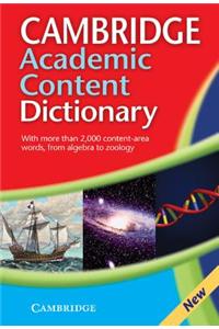 Cambridge Academic Content Dictionary