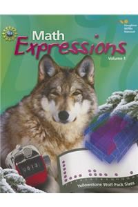 Math Expressions, Volume 1