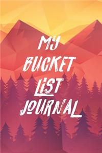 My Bucket List Journal