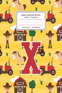 Primary Composition Notebook Grades K-2 Story Journal X
