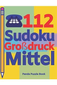112 Sudoku Großdruck Mittel