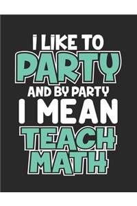 Math Teacher Academic Planner 2019-2020