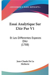Essai Analytique Sur L'Air Pur V1