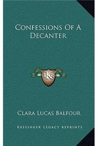 Confessions of a Decanter