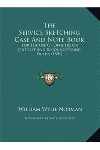 The Service Sketching Case And Note Book