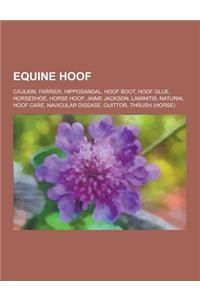 Equine Hoof: Caulkin, Farrier, Hipposandal, Hoof Boot, Hoof Glue, Horseshoe, Horse Hoof, Jaime Jackson, Laminitis, Natural Hoof Car