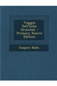 Viaggio Dell'indie Orientali