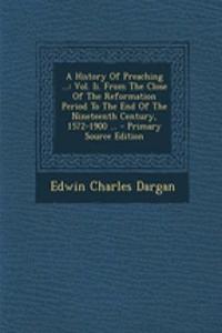 History Of Preaching ...