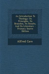 An Introduction to Theology