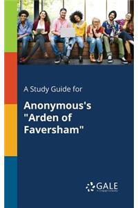 Study Guide for Anonymous's 