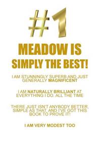 MEADOW IS SIMPLY THE BEST AFFIRMATIONS WORKBOOK Positive Affirmations Workbook Includes