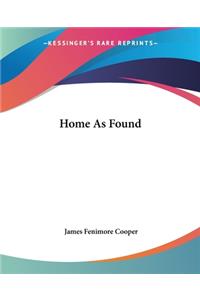 Home As Found