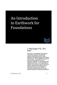 An Introduction to Earthwork for Foundations