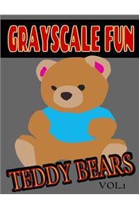 Grayscale Fun Teddy Bears Vol.1