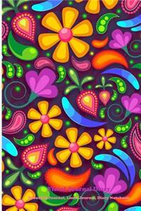 Floral Journal Diary Writing