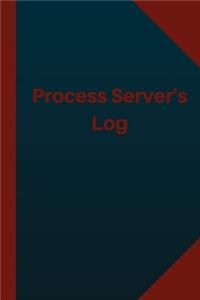 Process Server Log (Logbook, Journal - 124 pages 6x9 inches)