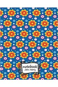 Notebook Summer Flowers Pattern
