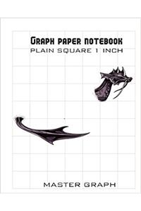 Graph Paper Notebook: 100 Pages Plain Graph 1 Inch