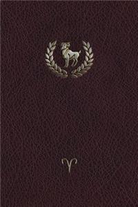 Monogram Aries Notebook