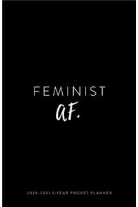 2020-2021 2-Year Pocket Planner; Feminist AF