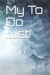 My To Do List