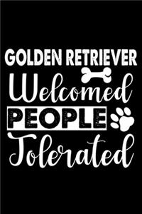 Golden Retriever Welcome People Tolerated