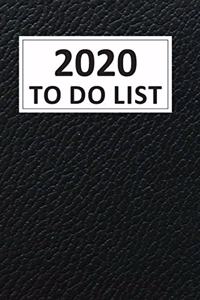 2020 To Do List
