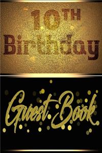 10th Birthday Guest Book
