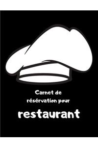 Carnet de réservation pour restaurant