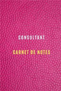 Carnet de Notes Consultant pour enregistrer les objectifs et les cibles, les clients, tâches, les activités quotidiennes et les réflexions, Historique