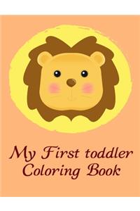 My First Toddler Coloring Book