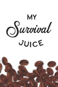 My Survival Juice-16 Notebook