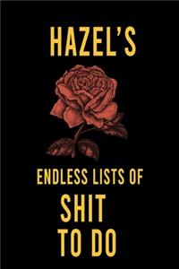 Hazel's Endless Lists of Shit to do