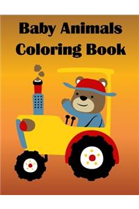 Baby Animals Coloring Book