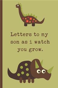 Letters To My Son As I Watch You Grow: Baby Boy Prompted Fill In 93 Pages of Thoughtful Gift for New Mothers - Moms - Parents - Write Love Filled Memories Today - Read them later - Time C