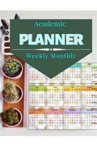 Academic Planner Weekly Monthly