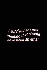 i survived another meeting that should have been an email