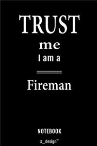 Notebook for Firemen / Fireman