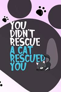 You Didn't Rescue A Cat Rescued You