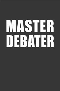 Master Debater Notebook
