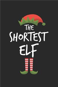 Funny Shortest Elf Christmas Notebook Gift
