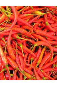 Chilli Notebook Large Size 8.5 x 11 Ruled 150 Pages Softcover