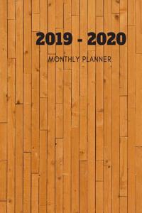 2019 - 2020 Monthly Planner