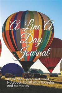 A Line a Day Journal