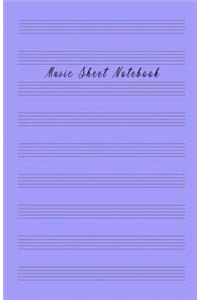 Music Sheet Notebook