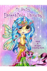 Sherri Baldy My-Besties Enchanted Unicorn Coloring Book