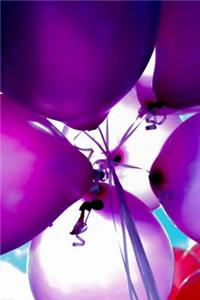 Purple Balloons Journal: Take Notes, Write Down Memories in this 150 Page Lined Journal