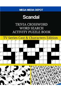 Scandal Trivia Crossword Word Search Activity Puzzle Book