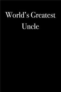 World's Greatest Uncle
