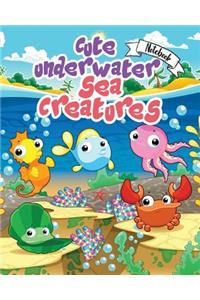 Notebook ( Cute Underwater Sea Creatures Cover )